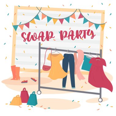 Moda takas parti. Exchange sizin bez kavramı