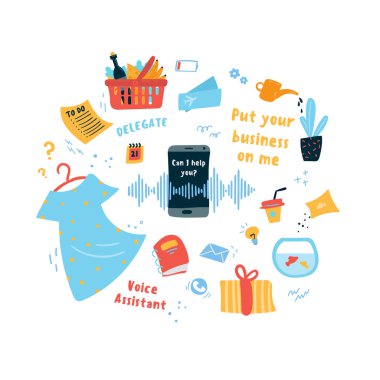 Telefon whis ses asistanı. Yapılacaklar listesi görevleri
