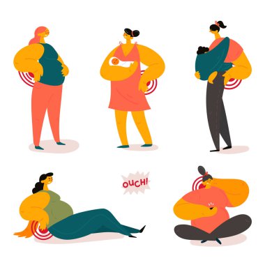 Hamile kadınların sırt ve boyun ağrısı var