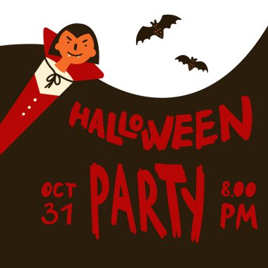 Cadılar Bayramı partisi davetiyeleri ya da tebrik kartları