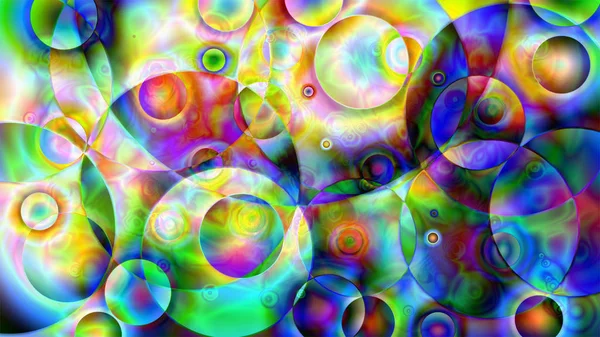 Absztrakció, színes buborékok. — Stock Fotó