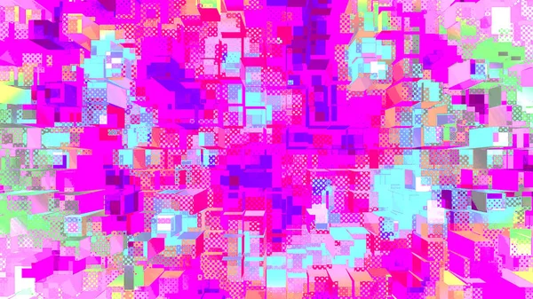 Bright pink abstract background with acid details. — Stock Photo, Image