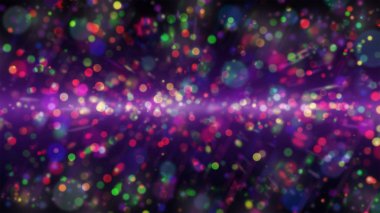 Bokeh etkisi ile renkli parlak arka plan illüstrasyon.