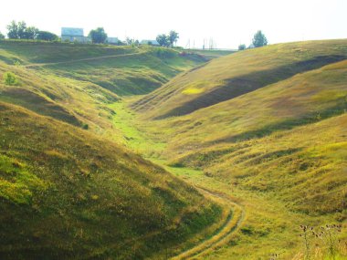 Kuru nehir yatağı.