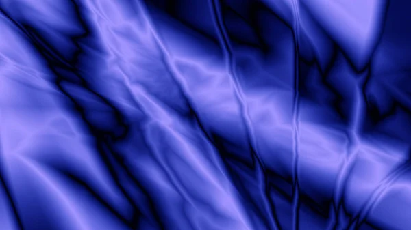 Волны из голубой шелковой ткани . — стоковое фото