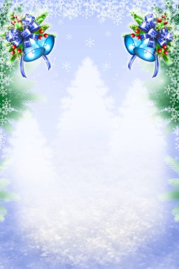 Noel tatil kartları için arka plan.