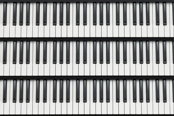 Müzik Klavyesi Üst Görünüm Arkaplanı Sancak Kavramı — Stok fotoğraf