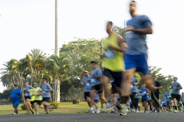 Corridore Movimento Sfocatura — Foto Stock