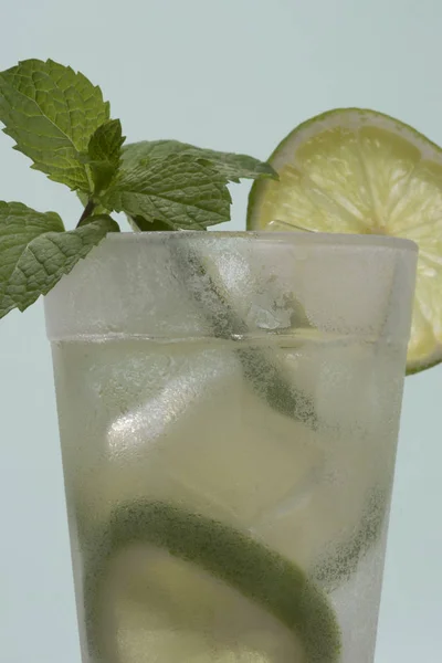 Typical Brazilian Drink Caipirinha Made Cachaca Sugar Lemon — Stock Photo, Image