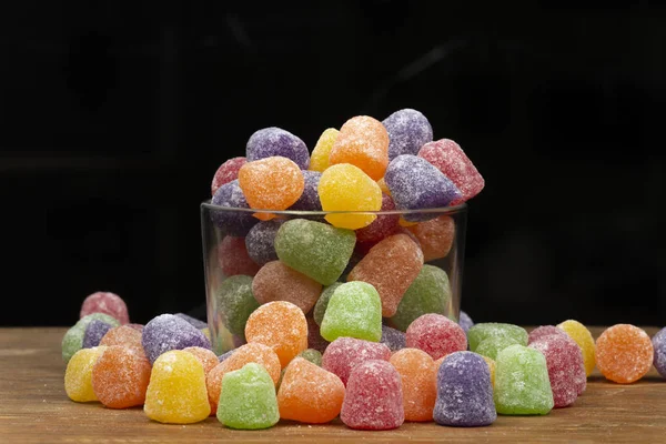 Candy glass jpot — Stock Photo, Image