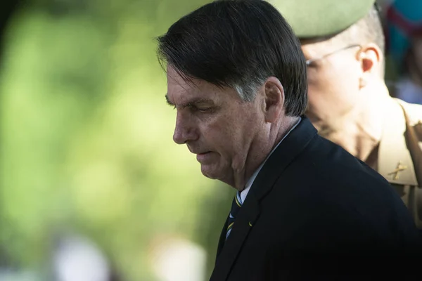 Brazil elnök, Jair Bolsonaro — Stock Fotó