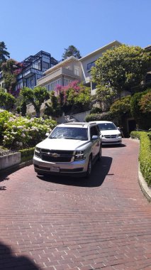 San Francisco 'daki Lombard Caddesi.