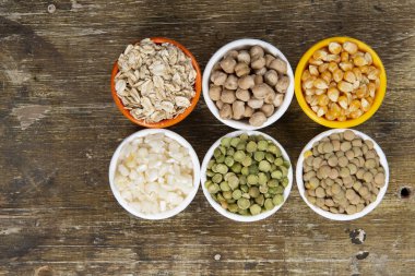 fasulye tahıl ile kavanoz