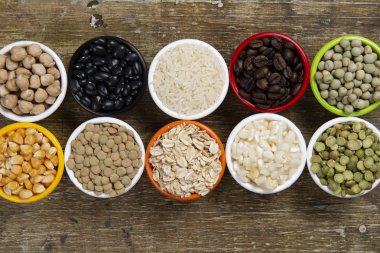 fasulye tahıl ile kavanoz