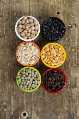 fasulye tahıl ile kavanoz