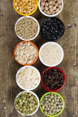 fasulye tahıl ile kavanoz