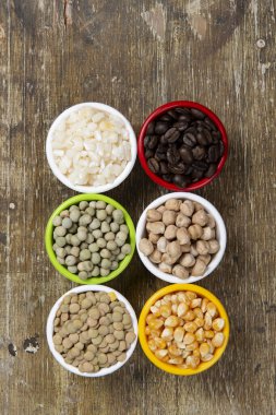 fasulye tahıl ile kavanoz