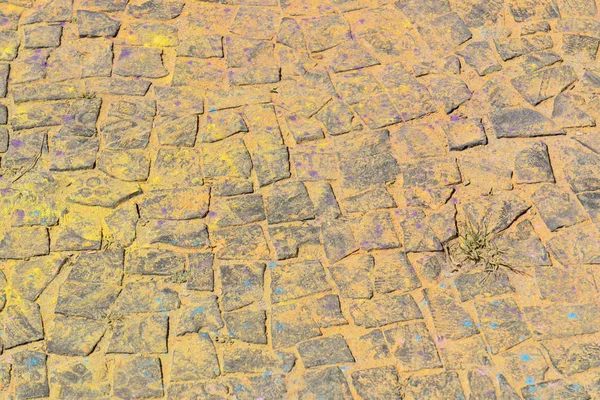 Фон кольорового порошку на підлозі — стокове фото