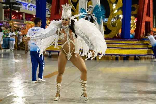 Río Brasil Febrero 2020 Desfile Escuela Samba Inocentes Belford Roxo — Foto de Stock