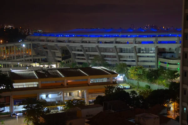 Rio Brasil Junio 2020 Maracana Celebra Años Este Con Luces — Foto de Stock