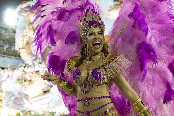 Río Brasil Febrero 2020 Desfile Escuela Samba Mangueira Marqués Sapucai —  Fotos de Stock