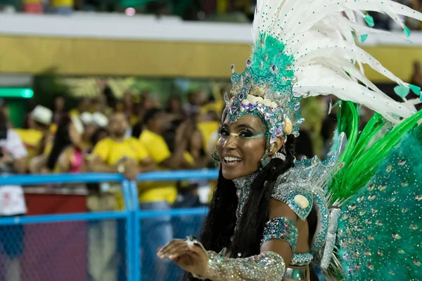 Rio Brasil Fevereiro 2020 Desfile Escola Samba Academicos Sossego Marques — Fotografia de Stock