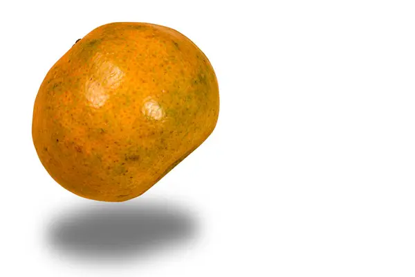 Laranjas Tangerina Frescas Fruta Tangerinas Isoladas Num Fundo Branco — Fotografia de Stock