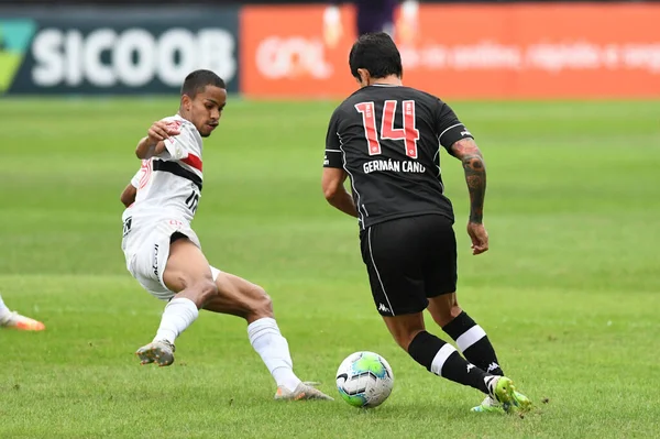 Rio Brasil Agosto 2020 Paulinho Jogador Alemão Cano Jogo Entre — Fotografia de Stock