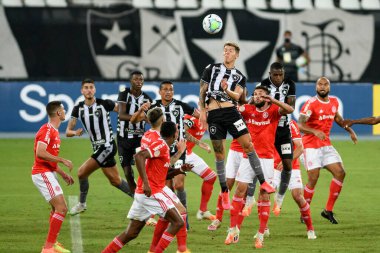 Rio, Brezilya - 29 Ağustos 2020: Bruno Nazario Nilton Santos Stadyumu 'nda düzenlenen Brezilya Şampiyonası' nda Botafogo 0 ile 2.