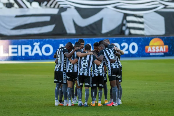 Rio Brasil Agosto 2020 Partida Entre Botafogo Internacional Pelo Campeonato — Fotografia de Stock