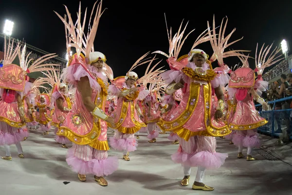 Río Brasil Febrero 2020 Desfile Escuela Samba Estacio Marqués Sapucai — Foto de Stock