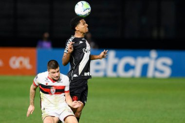 Rio, Brezilya - 10 Eylül 2020: Sao Januario Stadyumu 'nda düzenlenen Brezilya Şampiyonası' nda Vasco 1 ve 2 Atletico-GO arasında oynanan maçta Miranda oyuncusu