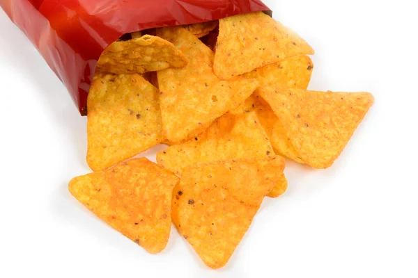 Open Bag Crisps Ultra Processed Food — Stock Photo, Image