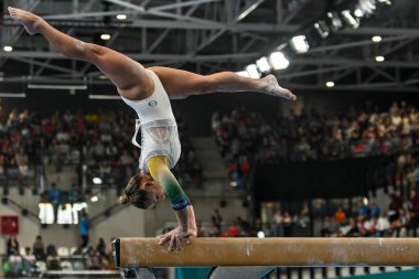 Santiago, Şili, 23 Ekim 2023, Flavia Saraiva (BRA) 2023 Pan Amerikan Oyunları 'nda kadın Sanatçı