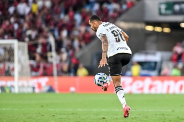 Rio, Brezilya - 21 Eylül 2025: Maracana Stadyumu 'nda oynanan ve Flamengo x Vasco arasında oynanan maçta Paulo Henrique oyuncusu