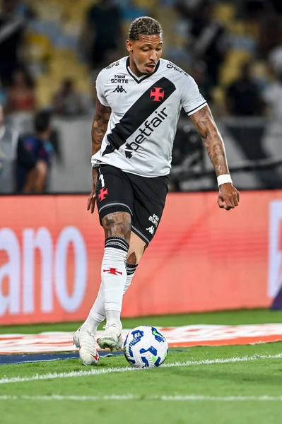 Rio, Brezilya - 21 Eylül 2025: Maracana Stadyumu 'nda oynanan 24. Brezilya Şampiyonası' nda Flamengo x Vasco arasında oynanan maçta David oyuncu