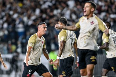 Rio, Brezilya - 24 Eylül 2025: Sao Januario Stadyumu 'ndaki Vasco x Bahia ile Brezilya Şampiyonası arasında oynanan maçta Puma Rodrigues oyuncusu