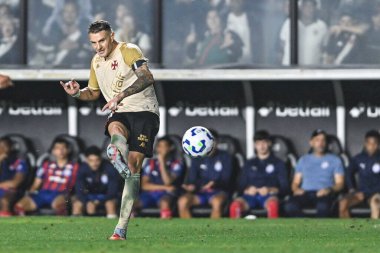 Rio, Brezilya - 24 Eylül 2025: Sao Januario Stadyumu 'ndaki Vasco x Bahia ile Brezilya Şampiyonası arasında oynanan maçta Vegetti oyuncusu