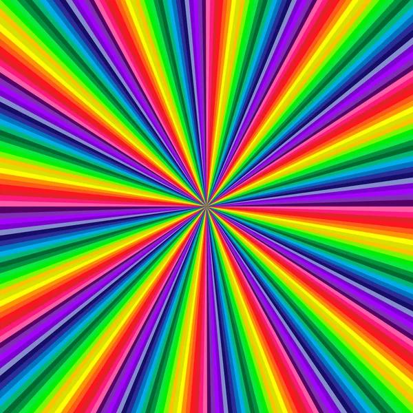 Brillante Arco Iris Remolino Fondo Rayos Arco Iris Espiral Retorcida — Archivo Imágenes Vectoriales