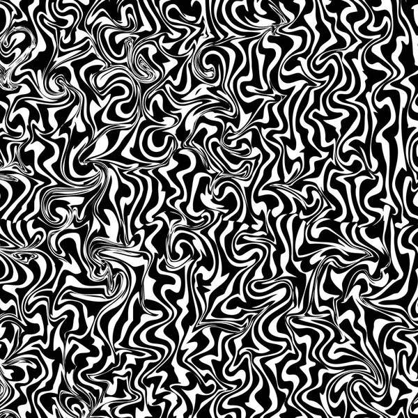 Abstract marbling texture. Ink vector texture. Vector black and white marbled abstract background. — Stock Vector