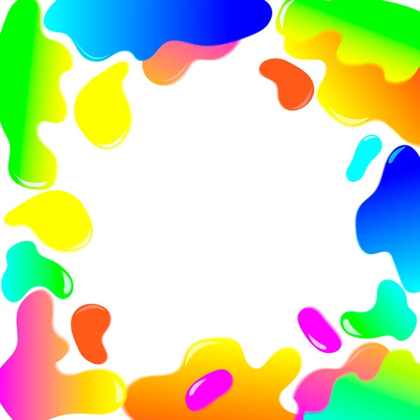 Fundo colorido abstrato. Formas líquidas de cor. vetor —  Vetores de Stock