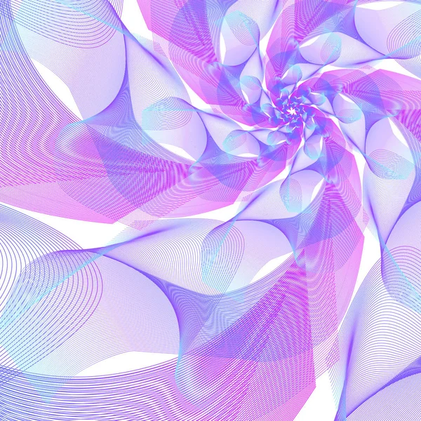 Abstrakte elegante Hintergrund. blaue und violette Blume. — Stockvektor