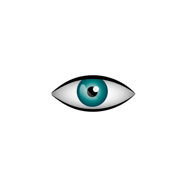 Realistic eye vector illustration isolated on white background. — Stock Vector