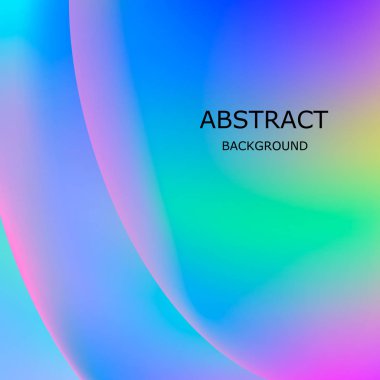 Akışkan dinamiği. Modern moda karışımı ile Holografik 3d fon. Canlı degrade örgü.