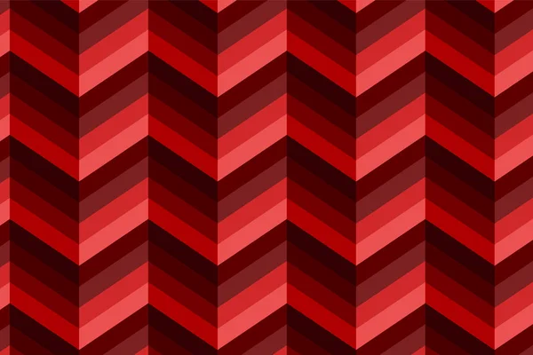 Rojo geométrico chevron zigzag patrón sin costuras para envolver, tela, cubierta, textil, fondo . — Vector de stock