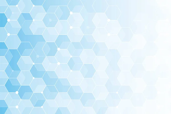 Vektör Soyut geometrik arkaplan. Mavi altıgen şekli