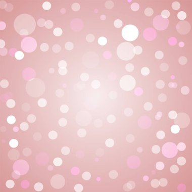 pembe renk bokeh arka ışık plan. vektör çizim