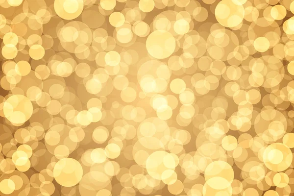 Gouden bokeh abstracte lichte achtergrond. Vector illustratie — Stockvector