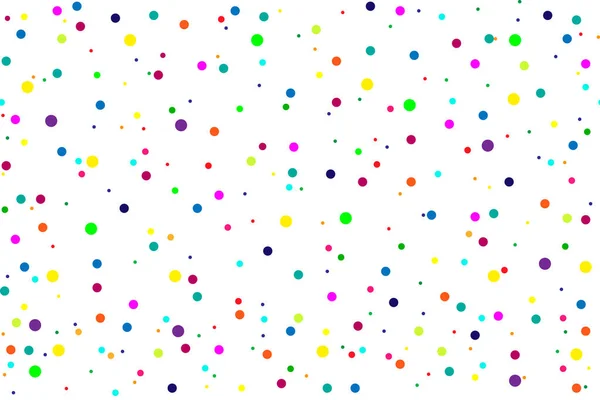 Farklı renklerde renkli nokta ile arka plan. vektör dikişsiz desen