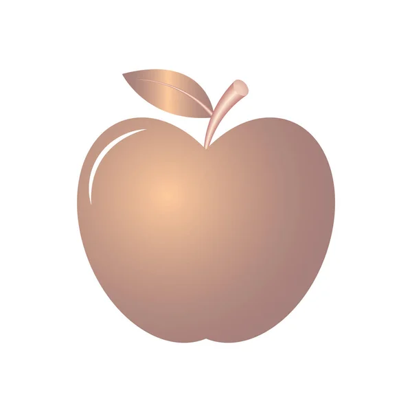 Icono de vector de Apple. Diseño web logotipo del vector. Manzana aislada sobre fondo . — Archivo Imágenes Vectoriales